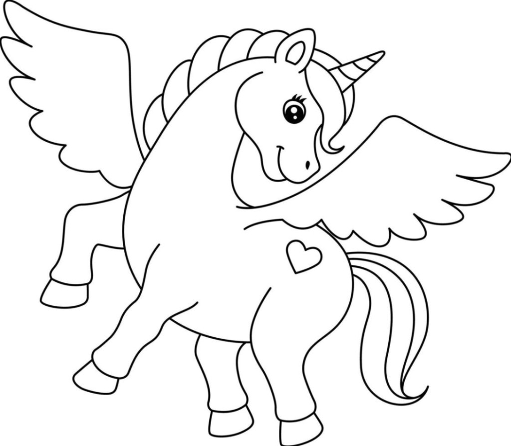 This is Unicorn Coloring Pages Free,printable coloring book and Unicorn coloring sheets for kids and everyone.