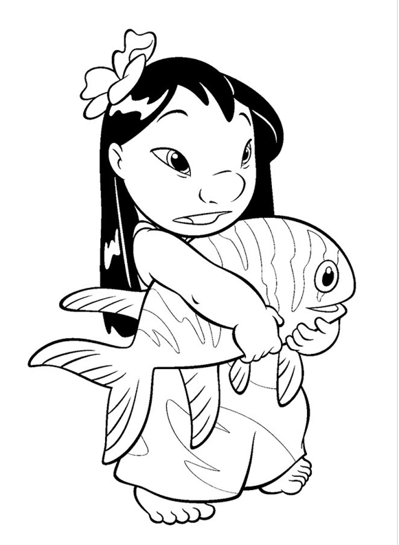 Lilo and Stitch coloring pages,printable coloring pages and lilo and stich free coloring pages for kids and all.