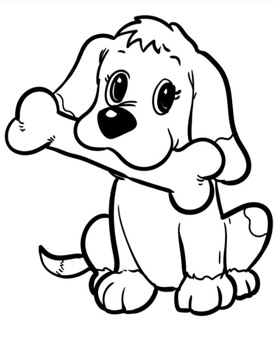Puppy dog coloring pages