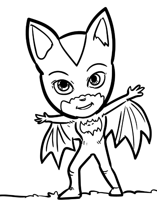 Pj Mask coloring pages