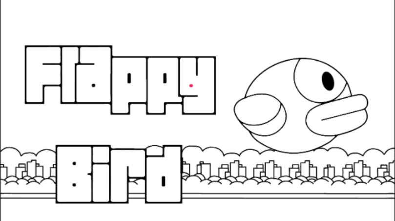flappy bird coloring pages