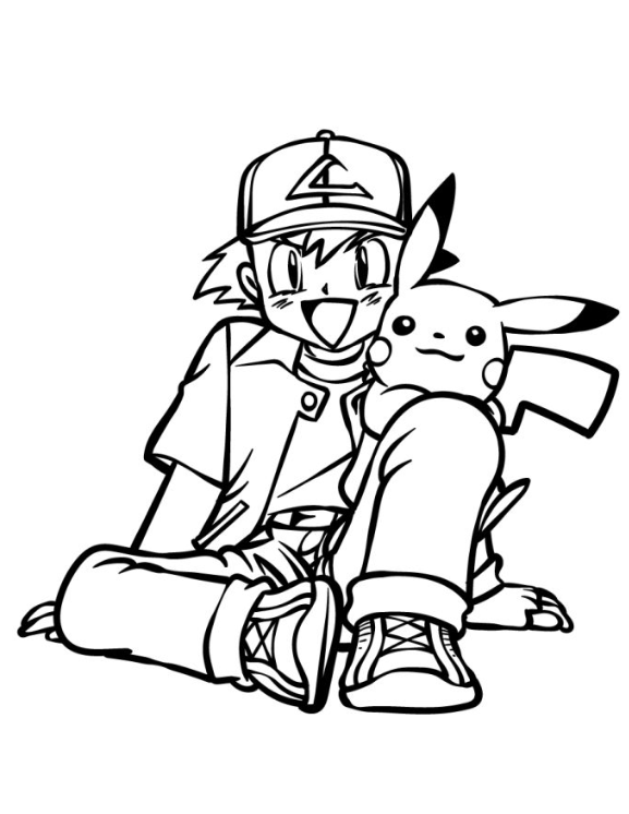 Pokemon coloring pages pages
