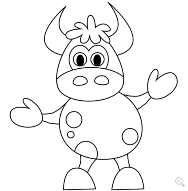cow coloring pages and cow print coloring pages