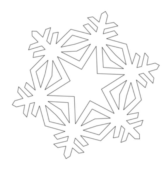This is snowflake coloring and printable pages