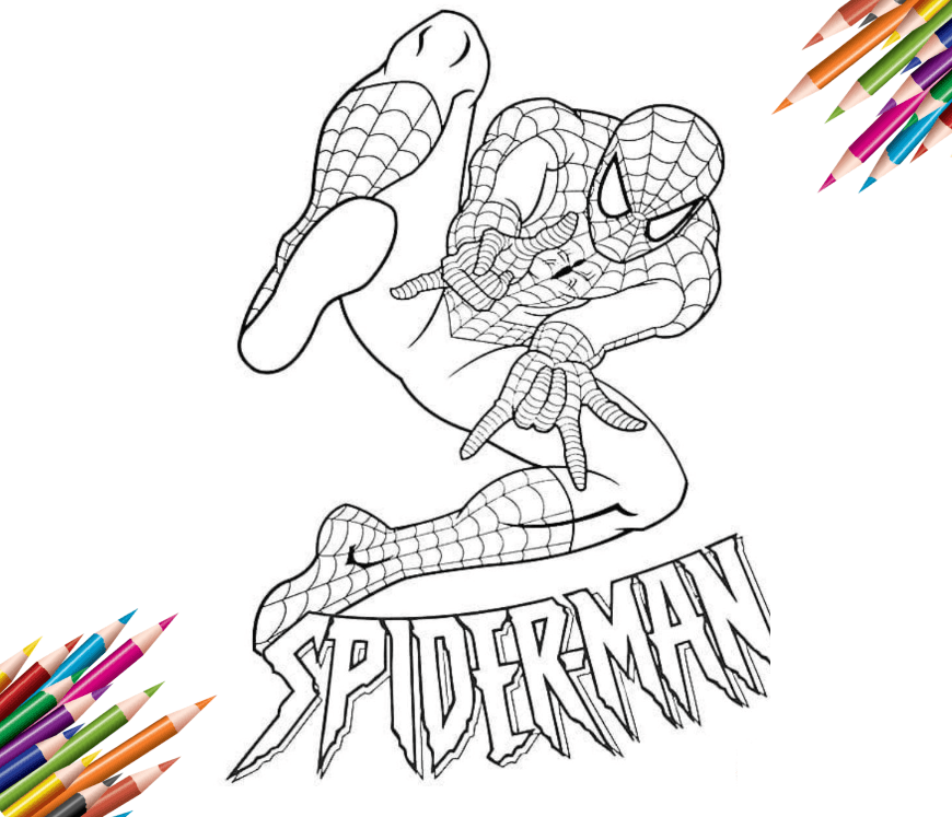 Spiderman ausmalbilder kinder