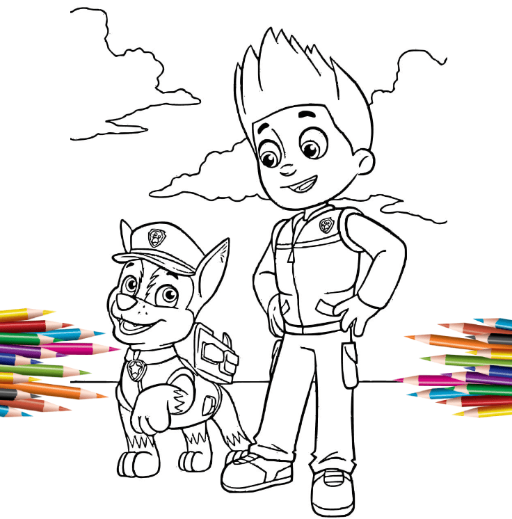 This is Paw patrol coloring pages,coloring pictures of paw patrol